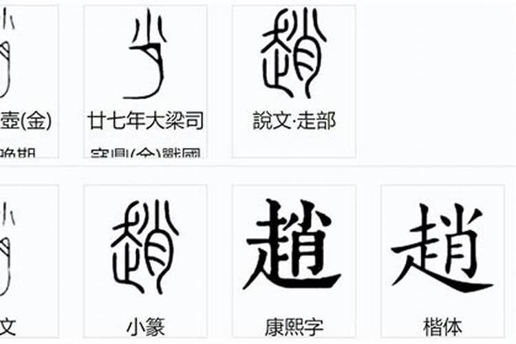 赵字的五行属性