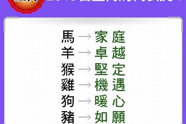 沉字解生肖