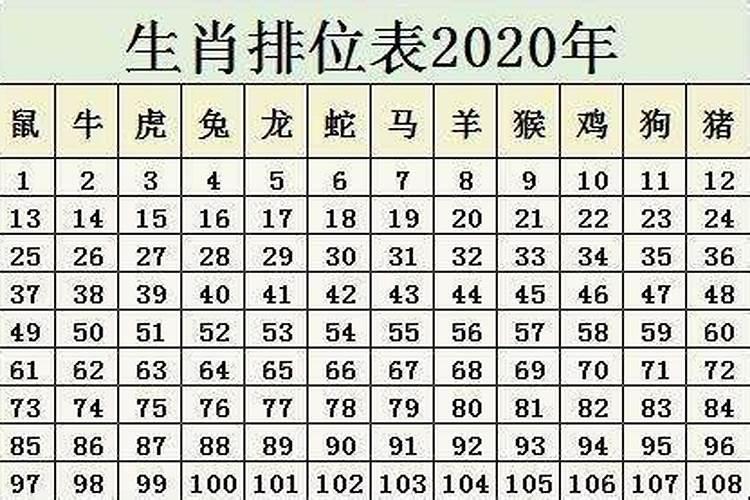 2020年属什么生肖今年多少岁