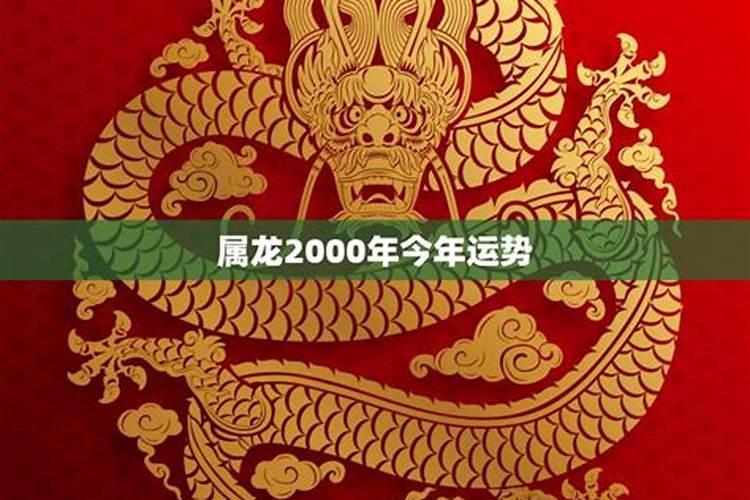 2000年属龙男孩姻缘在哪一年