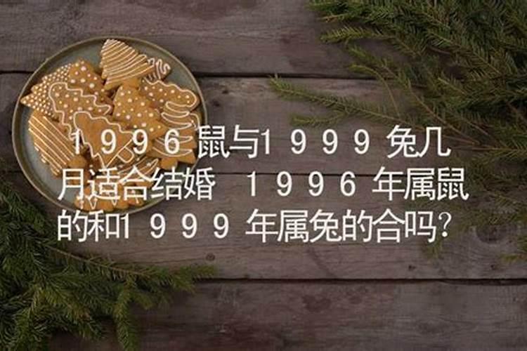 1999年的和1996年属鼠相配吗