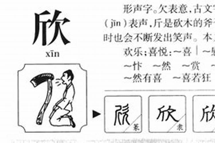 欣字五行属什么含义及意思及寓意