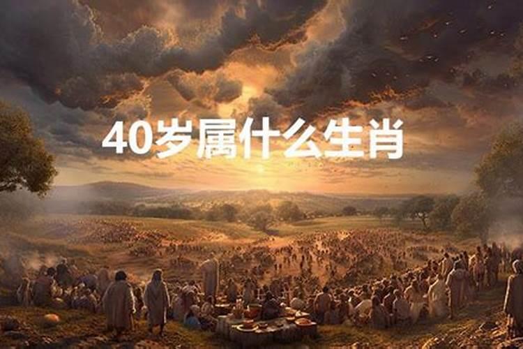 40岁是哪个生肖