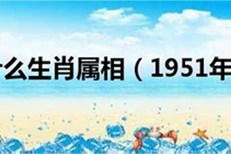 农历1951年属什么生肖