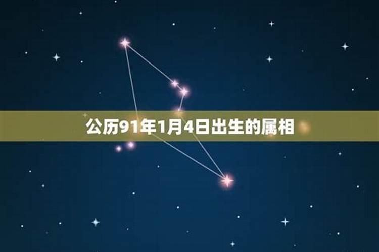 91年农历1月是什么星座