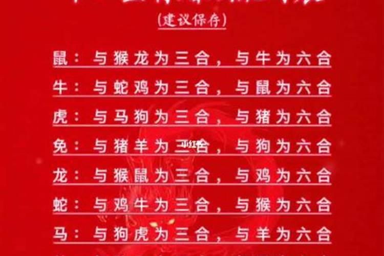 12生肖最佳夫妻配对表