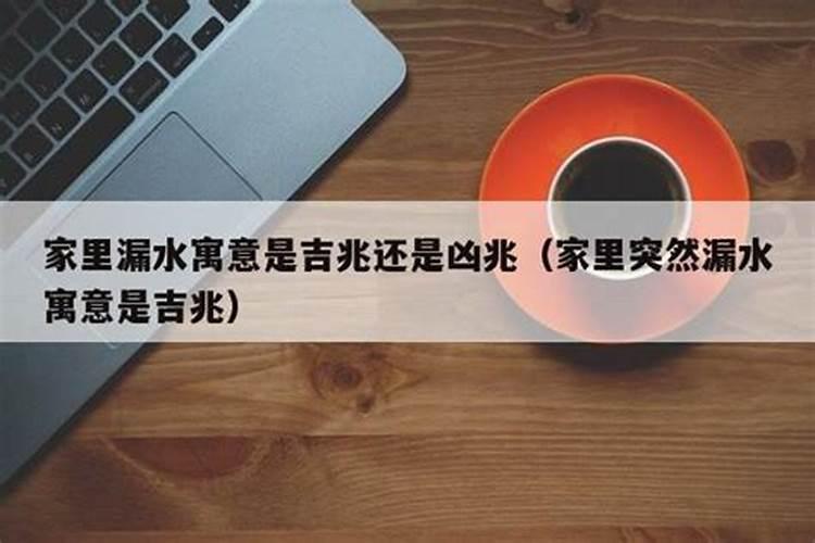 梦见家里漏水寓意是什么意思