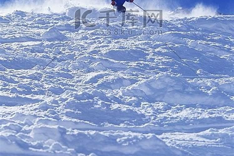 梦到从雪坡滑下来了