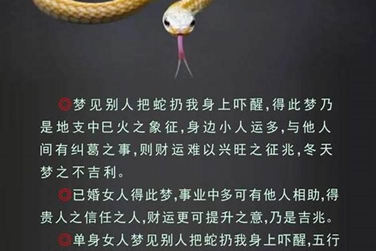 女人梦见血是什么预兆解梦梦见蛇