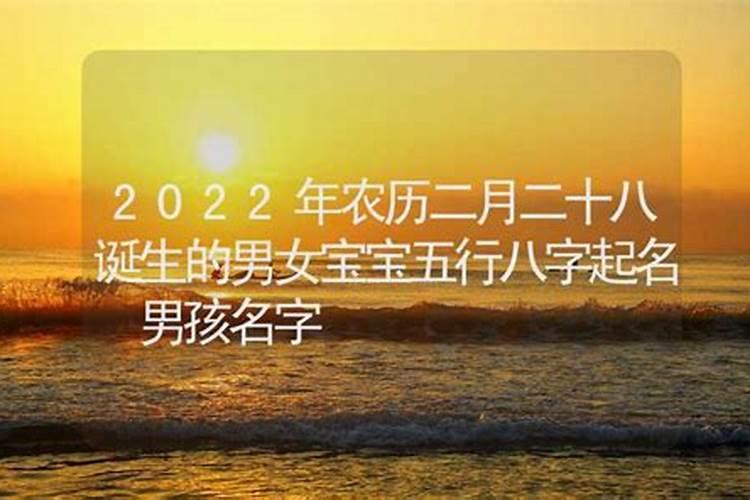 2022年农历二月五行