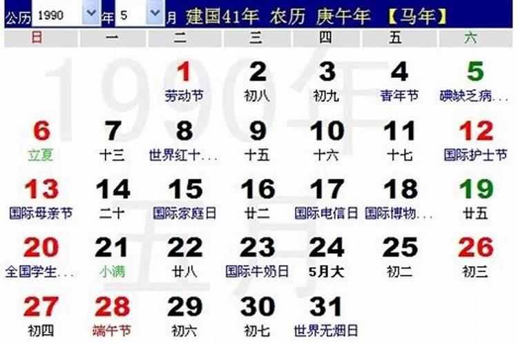 1990年阴历4月15日是什么星座