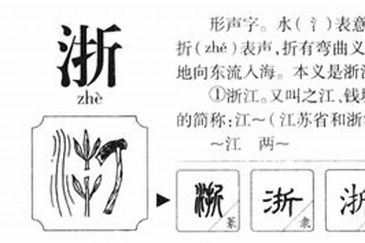 浙字五行属什么