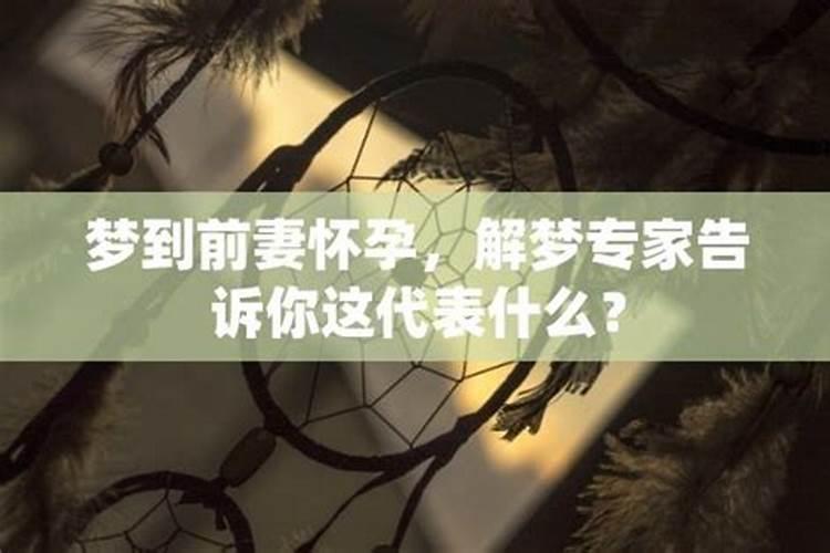 梦见前妻怀孕是什么意思,预兆好吗