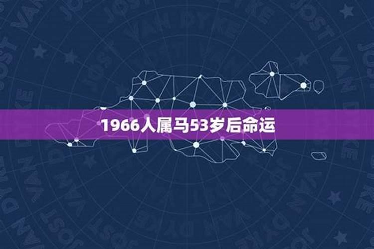 1966年属马58岁以后命数