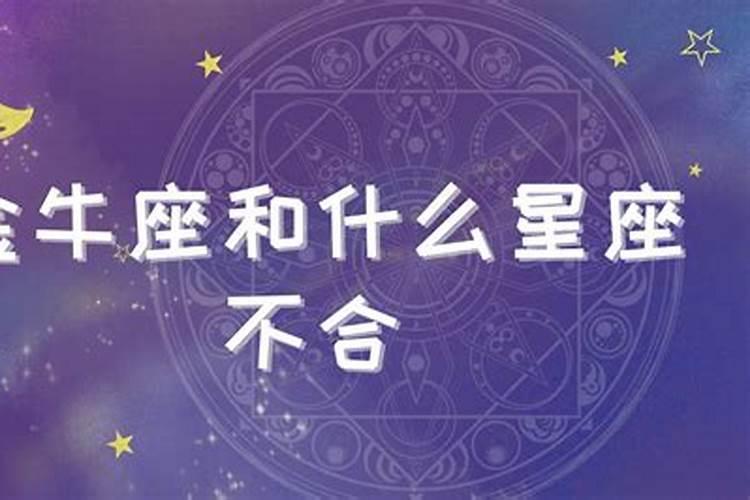 金牛座与哪些星座不合