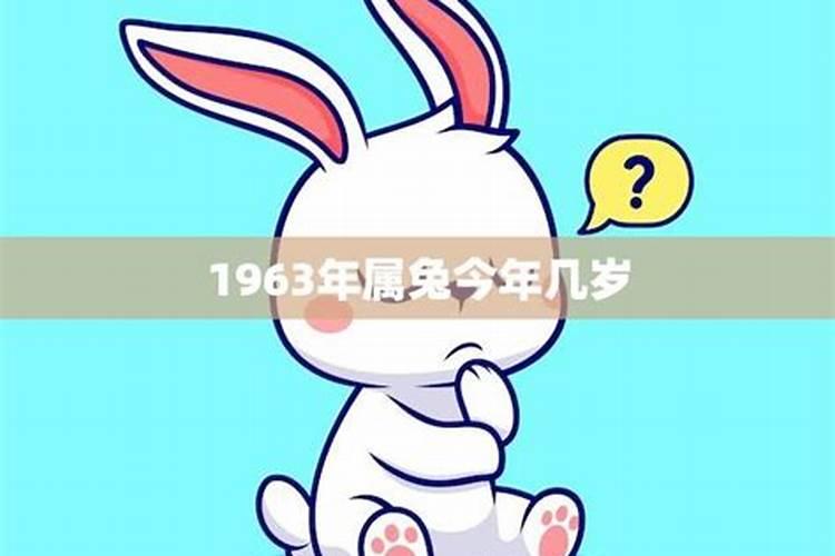 1963年属什么颜色的兔子