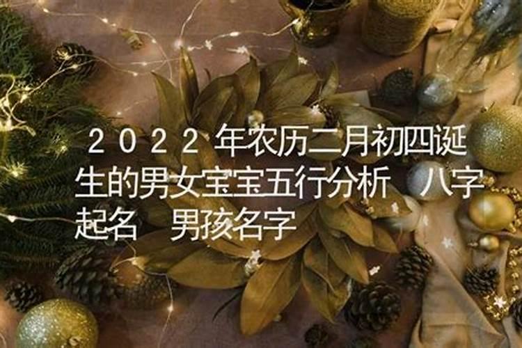 2022年农历二月五行取名