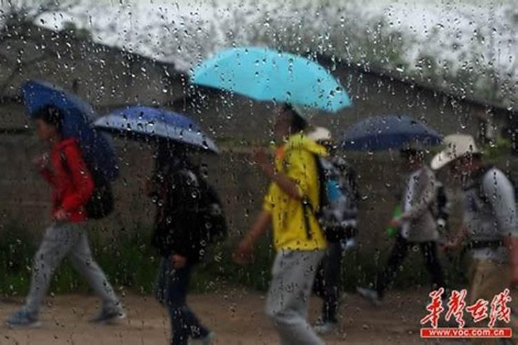 女人梦见自己冒雨前行女人梦梦到自己冒着暴雨往前上走