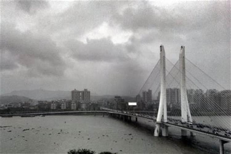 梦见台风天下雨