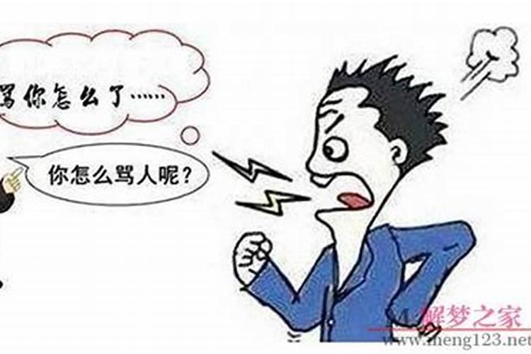 梦见我骂别人什么意思