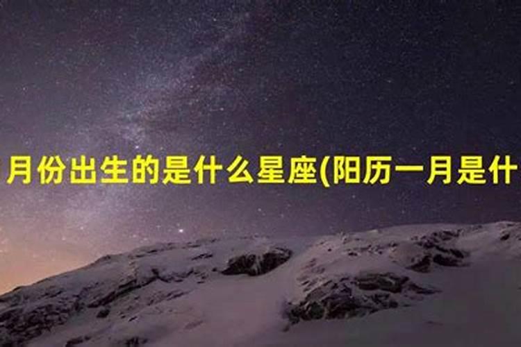 阴历一月17日是什么星座