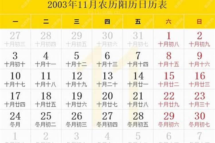 2003年阴历11月10日是什么星座