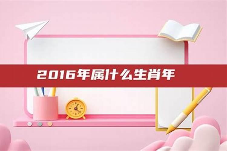 2016年属什么生肖属相什么命