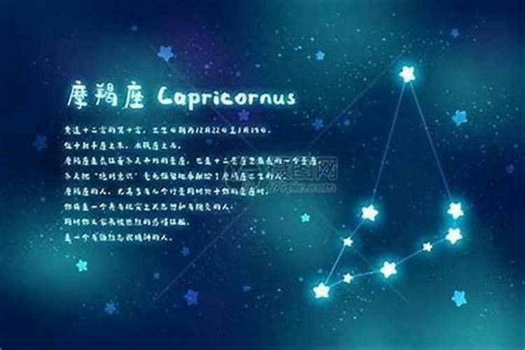 摩羯座前面是什么星座男