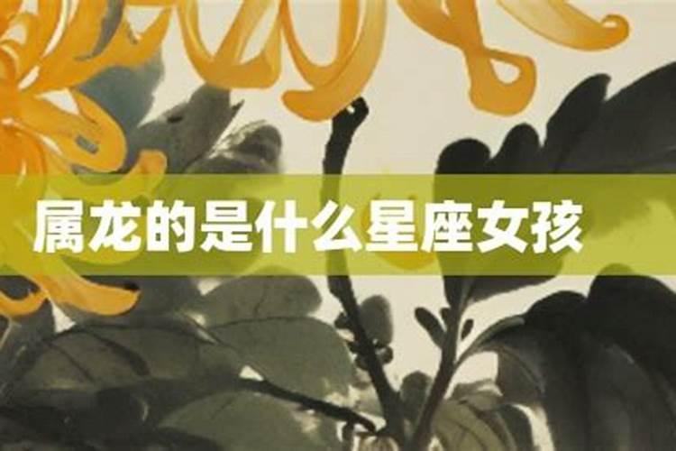 属龙的是什么星座女生平安月生日