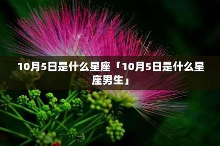 10月5日是什么星座