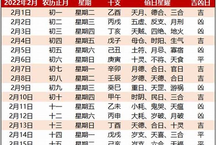 黄道吉日查询2023年2月吉日开市