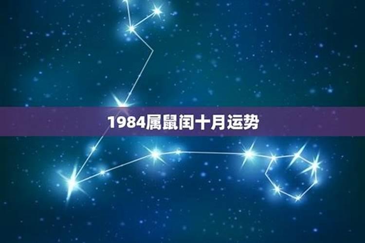 1984年闰十月出生的人属哪个星座