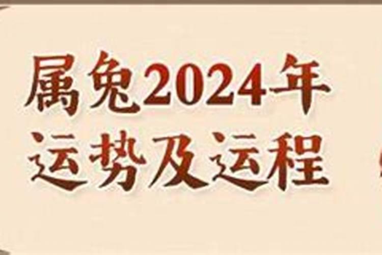 1987年属兔人2024年运势及运程