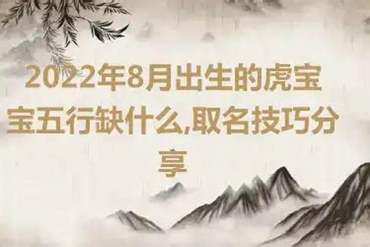 2022年的虎宝宝五行缺什么