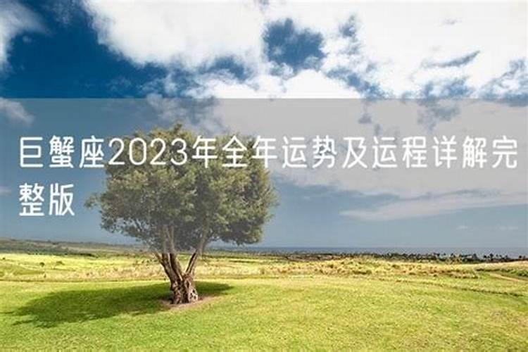 2023年属猴巨蟹座全年运势