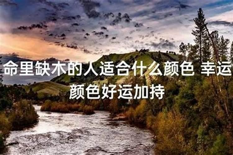 五行缺木的人适合用什么字