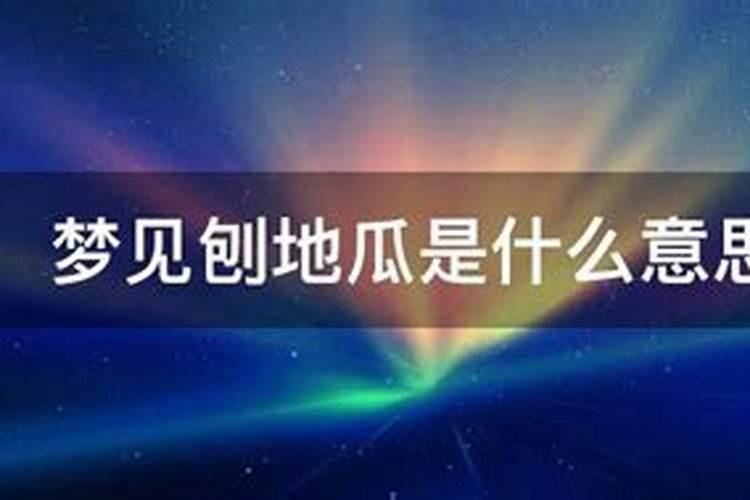 梦见偷地瓜是什么意思