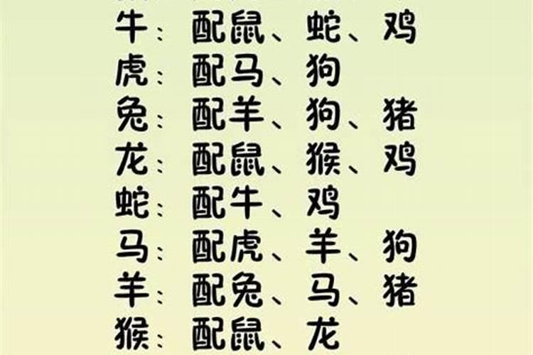 结婚时什么属相相冲