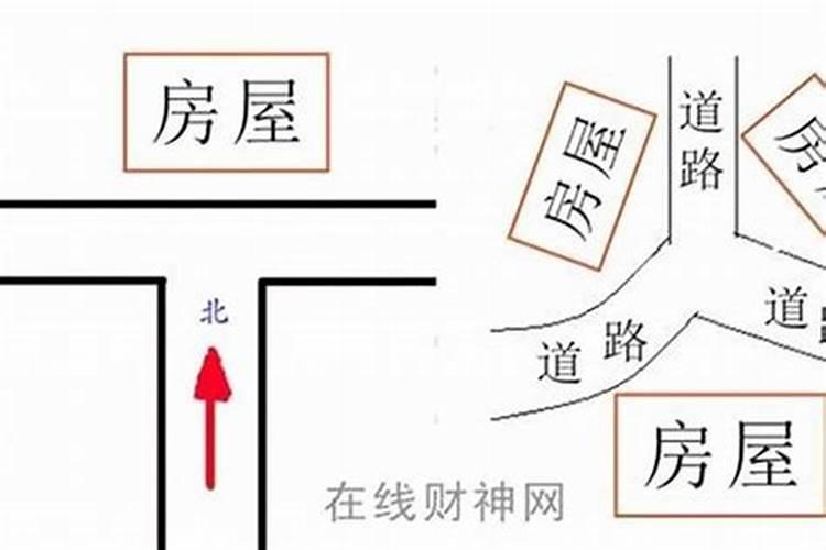 丁字路风水正对大门