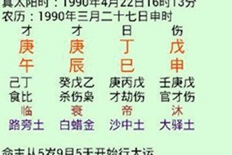 1990年属什么命格