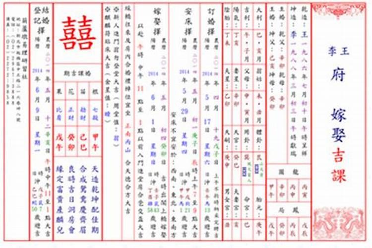 生辰八字是哪个字