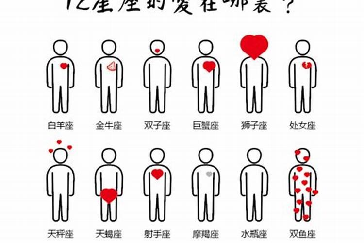 十二星座的爱都在哪里出现