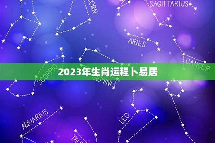 2023年生肖运程