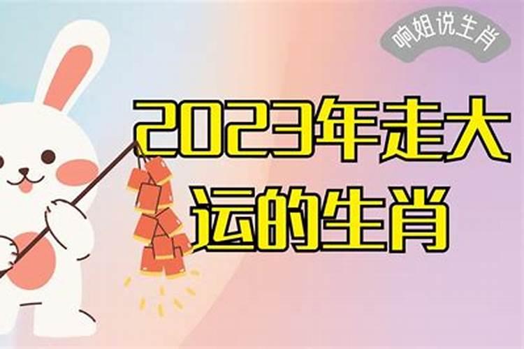 2023年开始走大运的生肖