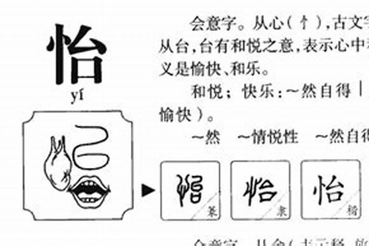 怡字五行属什么的意思