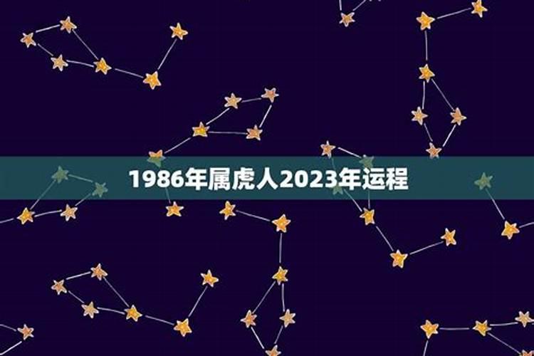 1986年虎今年月运势