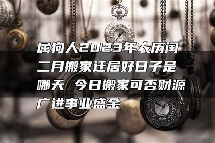 属狗的什么日子搬家好