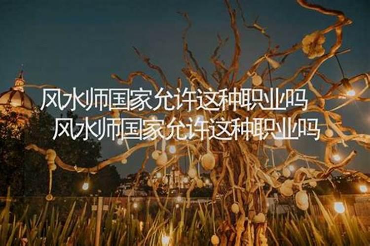 风水师是职业吗