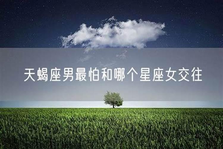 天蝎害怕哪个星座