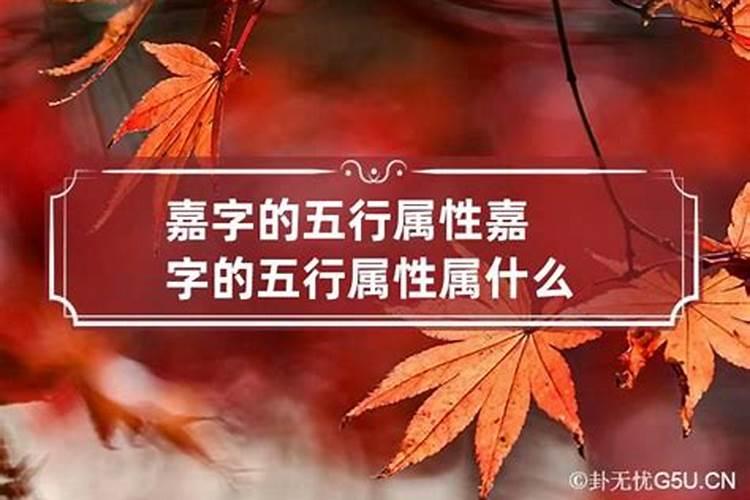 嘉字五行属什么寓意是什么意思